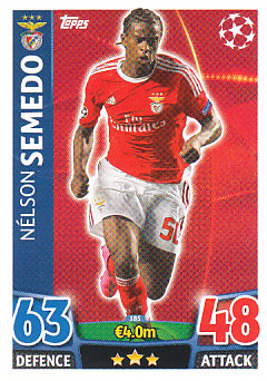 Nelson Semedo SL Benfica 2015/16 Topps Match Attax CL #185